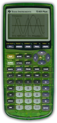 Vignette pour Fichier:TI-83 Plus LimeGreen Staples2004.png