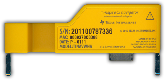 Fichier:TI-Nspire CX wireless network adapter back.png
