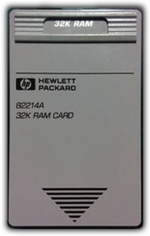 Vignette pour Fichier:HP 82214A 32KB RAM card.png