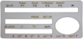 Casio RM-7000/9000 overlay