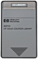 HP Solve Equation Library card (A)
