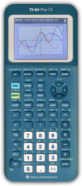 Fichier:TI-84 Plus CE teal.png