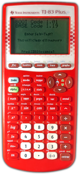 Fichier:TI-83 Plus.fr red prototype.png